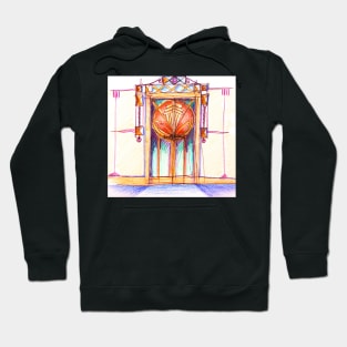 crazy door 1. rising sun Hoodie